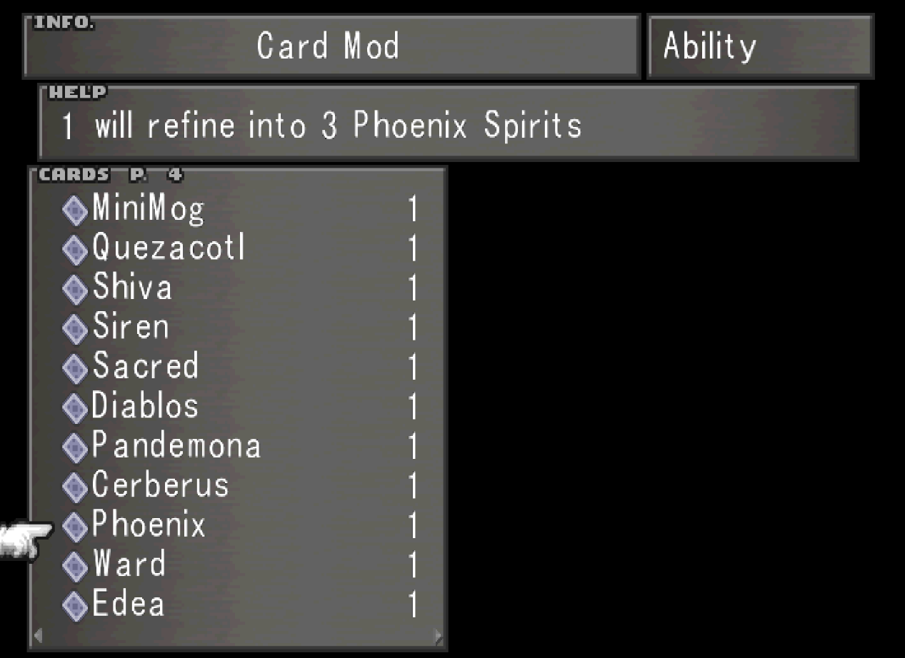 Phoenix Spirit Card Mod